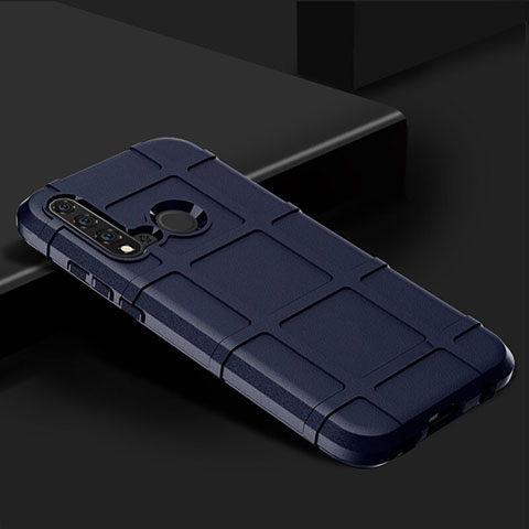 Coque Ultra Fine Silicone Souple 360 Degres Housse Etui C01 pour Huawei P20 Lite (2019) Bleu