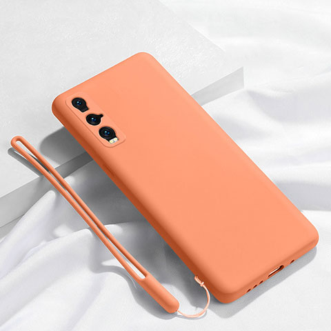 Coque Ultra Fine Silicone Souple 360 Degres Housse Etui C01 pour Oppo Find X2 Orange