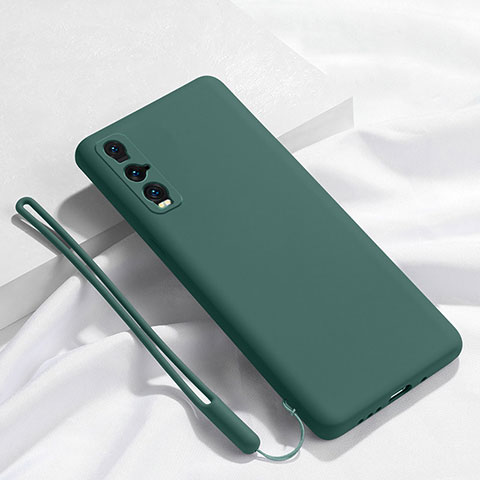 Coque Ultra Fine Silicone Souple 360 Degres Housse Etui C01 pour Oppo Find X2 Vert