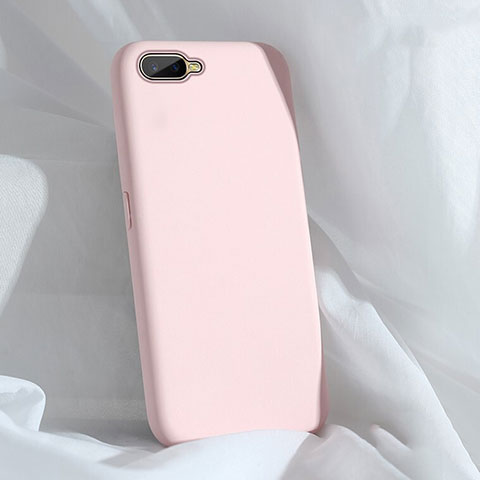 Coque Ultra Fine Silicone Souple 360 Degres Housse Etui C01 pour Oppo R15X Rose