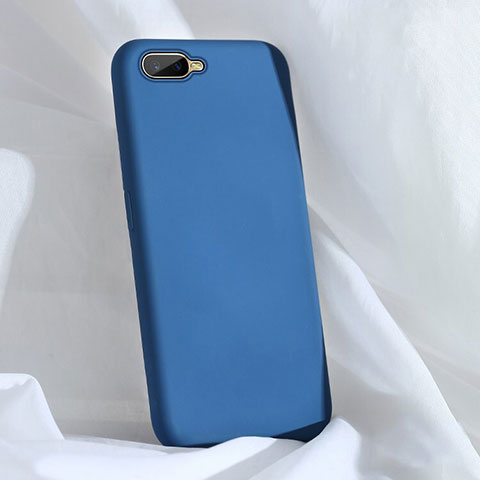 Coque Ultra Fine Silicone Souple 360 Degres Housse Etui C01 pour Oppo RX17 Neo Bleu