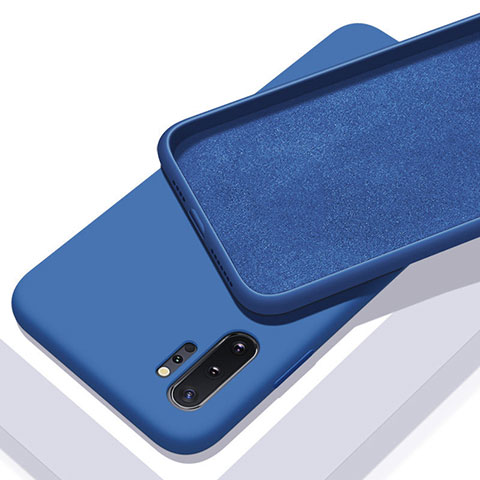 Coque Ultra Fine Silicone Souple 360 Degres Housse Etui C01 pour Samsung Galaxy Note 10 Plus 5G Bleu