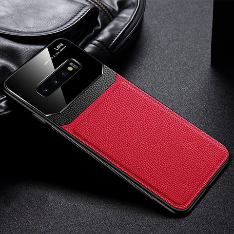 Coque Ultra Fine Silicone Souple 360 Degres Housse Etui C01 pour Samsung Galaxy S10 5G Rouge