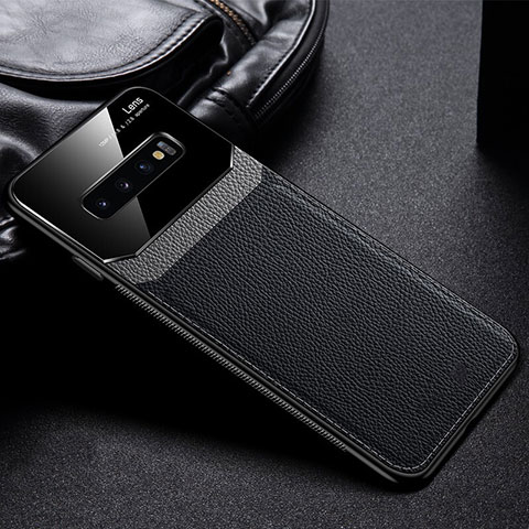 Coque Ultra Fine Silicone Souple 360 Degres Housse Etui C01 pour Samsung Galaxy S10 Noir