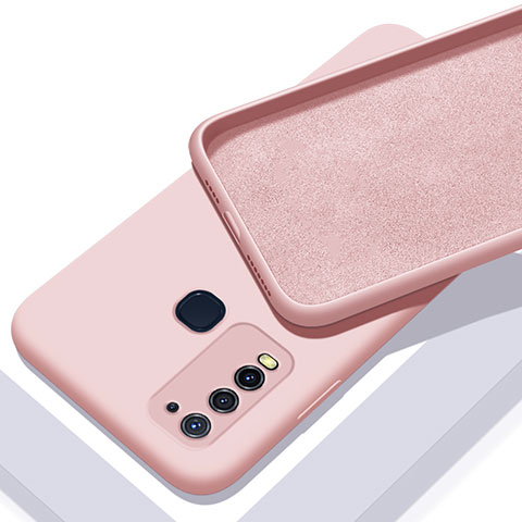 Coque Ultra Fine Silicone Souple 360 Degres Housse Etui C01 pour Vivo Y50 Rose