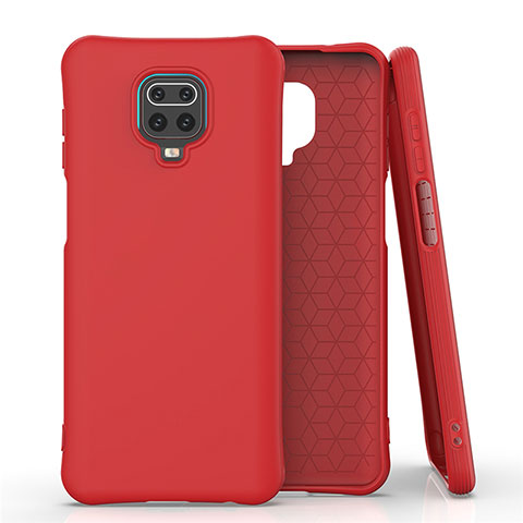 Coque Ultra Fine Silicone Souple 360 Degres Housse Etui C01 pour Xiaomi Poco M2 Pro Rouge