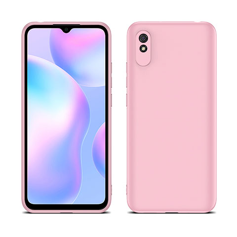 Coque Ultra Fine Silicone Souple 360 Degres Housse Etui C01 pour Xiaomi Redmi 9A Rose