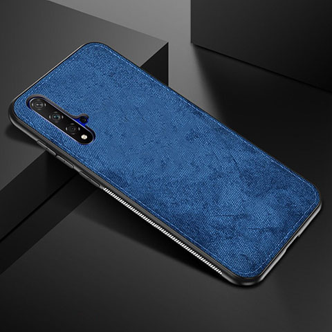 Coque Ultra Fine Silicone Souple 360 Degres Housse Etui C02 pour Huawei Honor 20 Bleu