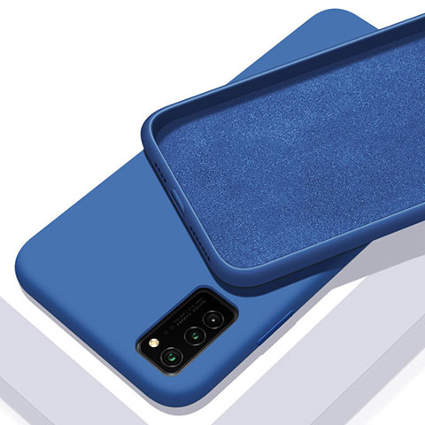 Coque Ultra Fine Silicone Souple 360 Degres Housse Etui C02 pour Huawei Honor V30 Pro 5G Bleu