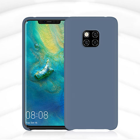 Coque Ultra Fine Silicone Souple 360 Degres Housse Etui C02 pour Huawei Mate 20 Pro Bleu