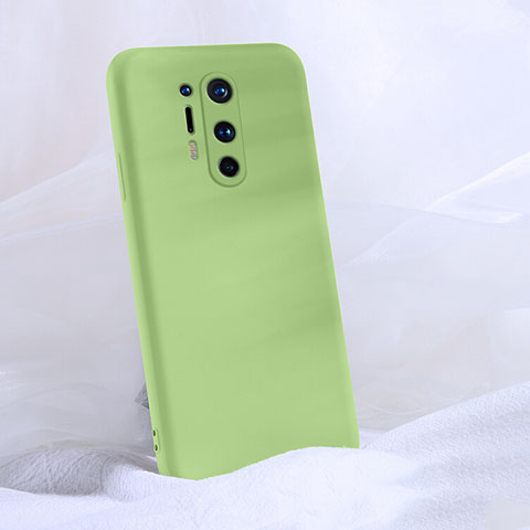 Coque Ultra Fine Silicone Souple 360 Degres Housse Etui C02 pour OnePlus 8 Pro Vert