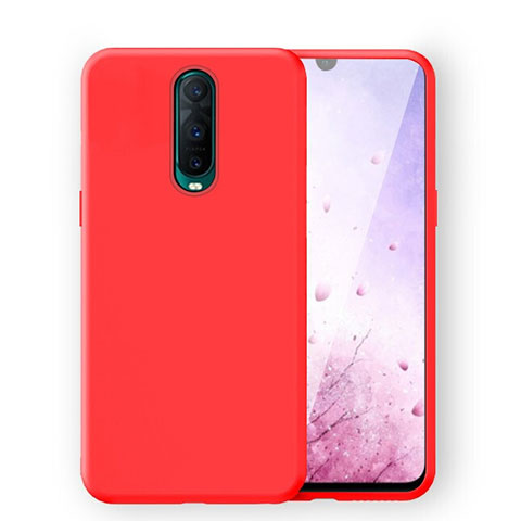 Coque Ultra Fine Silicone Souple 360 Degres Housse Etui C02 pour Oppo R17 Pro Rouge