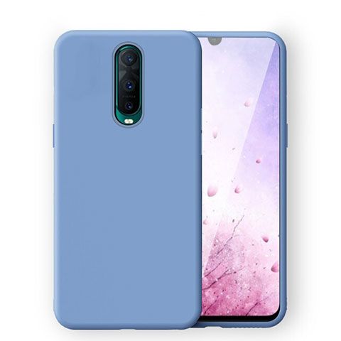 Coque Ultra Fine Silicone Souple 360 Degres Housse Etui C02 pour Oppo RX17 Pro Bleu