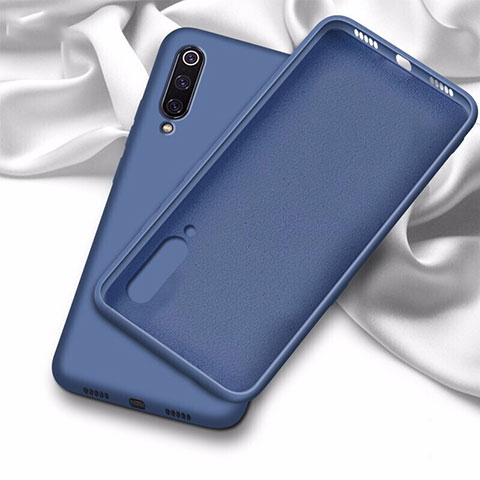 Coque Ultra Fine Silicone Souple 360 Degres Housse Etui C02 pour Samsung Galaxy A70S Bleu