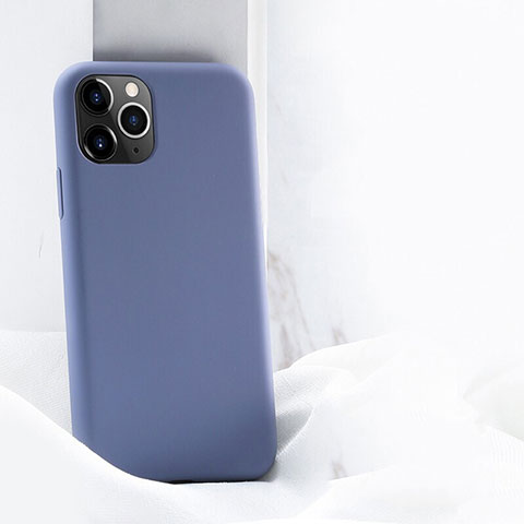 Coque Ultra Fine Silicone Souple 360 Degres Housse Etui C03 pour Apple iPhone 11 Pro Max Violet