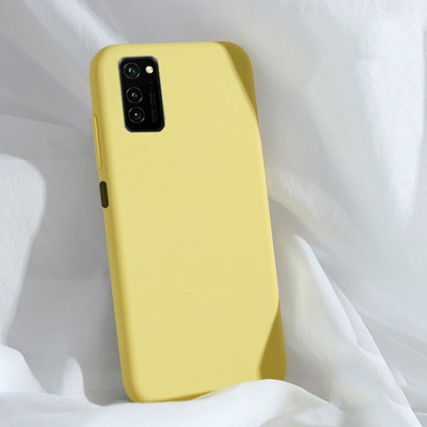 Coque Ultra Fine Silicone Souple 360 Degres Housse Etui C03 pour Huawei Honor V30 5G Jaune