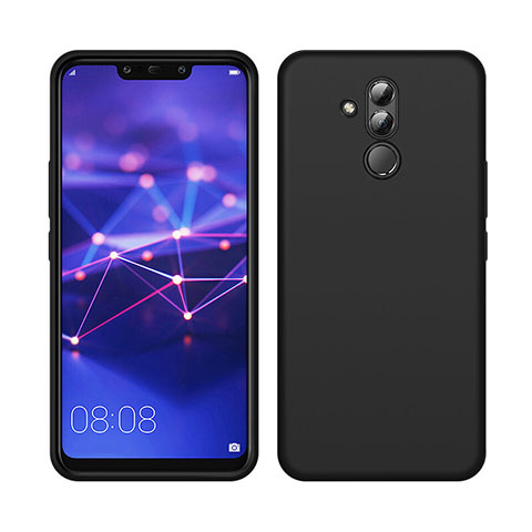 Coque Ultra Fine Silicone Souple 360 Degres Housse Etui C03 pour Huawei Mate 20 Lite Noir