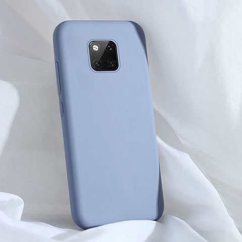 Coque Ultra Fine Silicone Souple 360 Degres Housse Etui C03 pour Huawei Mate 20 Pro Gris