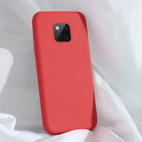 Coque Ultra Fine Silicone Souple 360 Degres Housse Etui C03 pour Huawei Mate 20 Pro Rouge