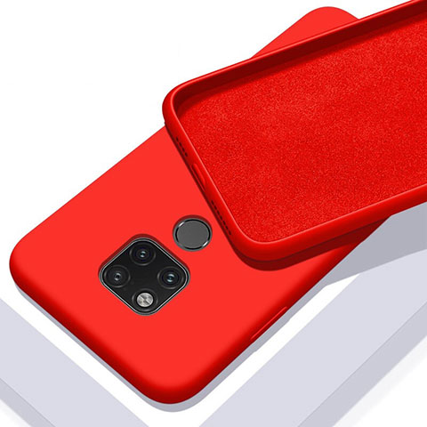 Coque Ultra Fine Silicone Souple 360 Degres Housse Etui C03 pour Huawei Mate 20 X 5G Rouge