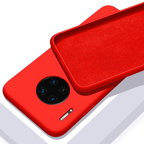 Coque Ultra Fine Silicone Souple 360 Degres Housse Etui C03 pour Huawei Mate 30E Pro 5G Rouge