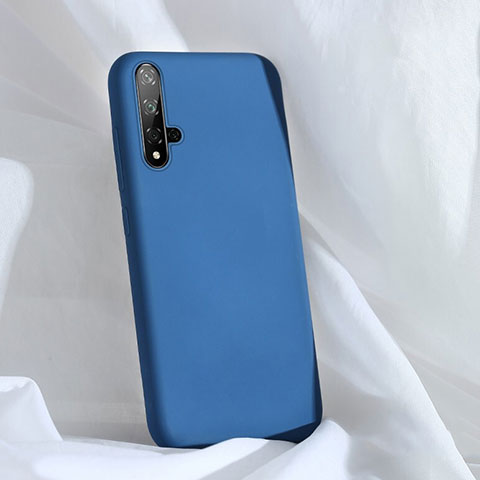 Coque Ultra Fine Silicone Souple 360 Degres Housse Etui C03 pour Huawei Nova 5 Bleu