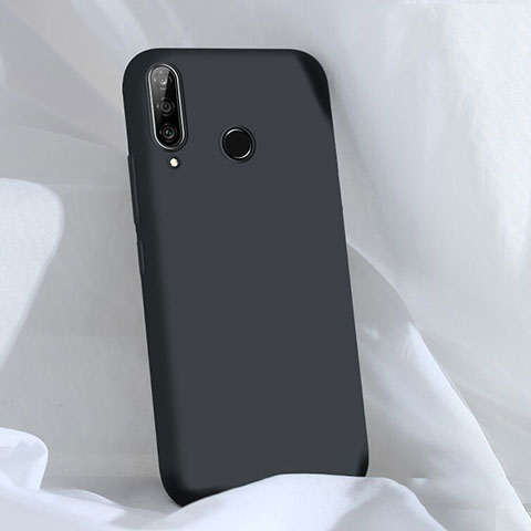 Coque Ultra Fine Silicone Souple 360 Degres Housse Etui C03 pour Huawei P30 Lite New Edition Noir