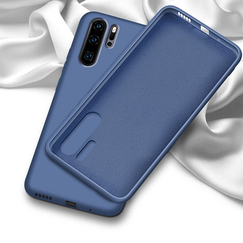 Coque Ultra Fine Silicone Souple 360 Degres Housse Etui C03 pour Huawei P30 Pro Bleu