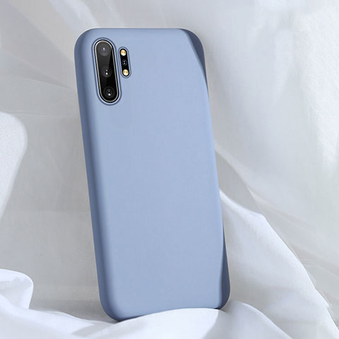 Coque Ultra Fine Silicone Souple 360 Degres Housse Etui C03 pour Samsung Galaxy Note 10 Plus Gris