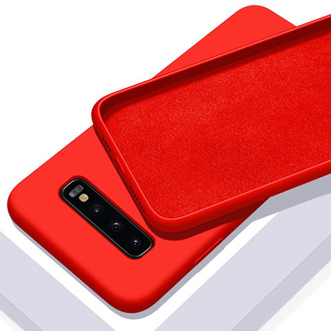 Coque Ultra Fine Silicone Souple 360 Degres Housse Etui C03 pour Samsung Galaxy S10 5G Rouge