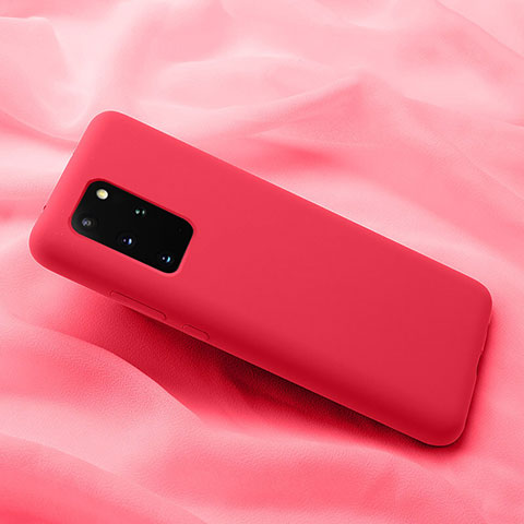 Coque Ultra Fine Silicone Souple 360 Degres Housse Etui C03 pour Samsung Galaxy S20 Plus 5G Rouge