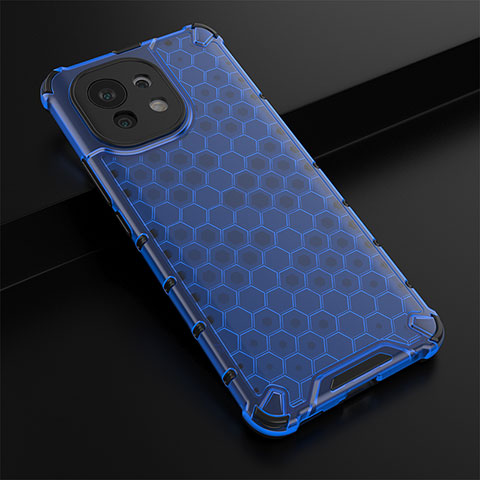 Coque Ultra Fine Silicone Souple 360 Degres Housse Etui C03 pour Xiaomi Mi 11 5G Bleu