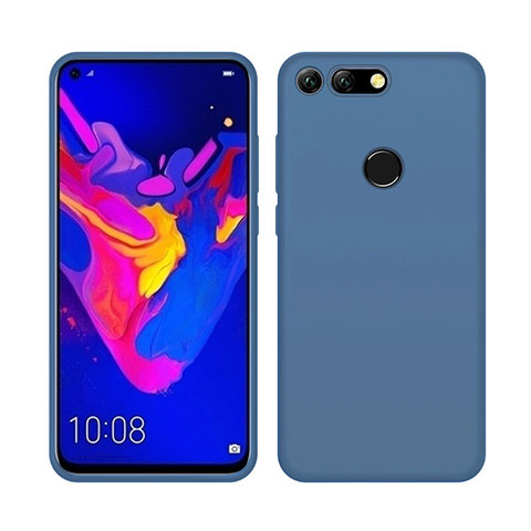 Coque Ultra Fine Silicone Souple 360 Degres Housse Etui C04 pour Huawei Honor View 20 Bleu