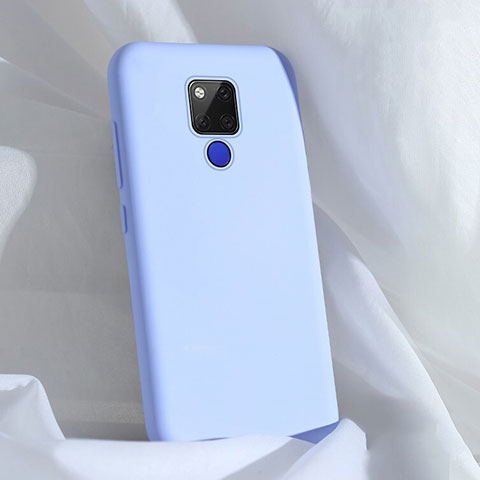 Coque Ultra Fine Silicone Souple 360 Degres Housse Etui C04 pour Huawei Mate 20 X 5G Bleu Ciel