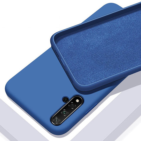 Coque Ultra Fine Silicone Souple 360 Degres Housse Etui C04 pour Huawei Nova 5 Bleu