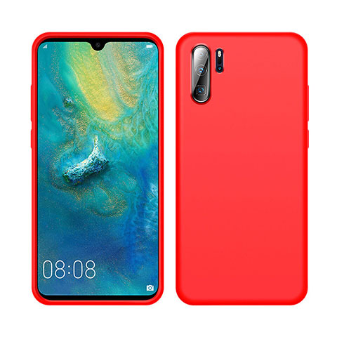 Coque Ultra Fine Silicone Souple 360 Degres Housse Etui C04 pour Huawei P30 Pro New Edition Rouge