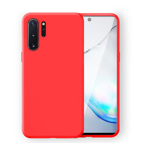 Coque Ultra Fine Silicone Souple 360 Degres Housse Etui C04 pour Samsung Galaxy Note 10 Plus 5G Rouge