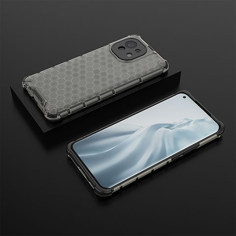 Coque Ultra Fine Silicone Souple 360 Degres Housse Etui C04 pour Xiaomi Mi 11 5G Gris