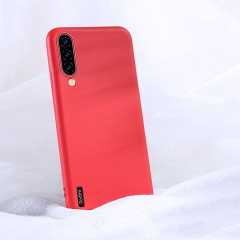 Coque Ultra Fine Silicone Souple 360 Degres Housse Etui C04 pour Xiaomi Mi A3 Rouge