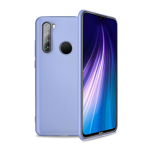 Coque Ultra Fine Silicone Souple 360 Degres Housse Etui C04 pour Xiaomi Redmi Note 8 (2021) Violet