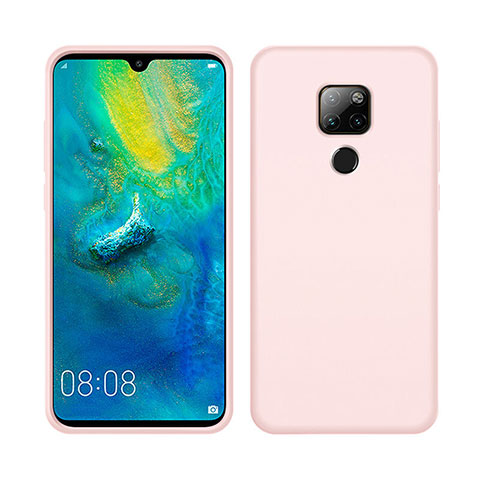 Coque Ultra Fine Silicone Souple 360 Degres Housse Etui C05 pour Huawei Mate 20 X 5G Rose