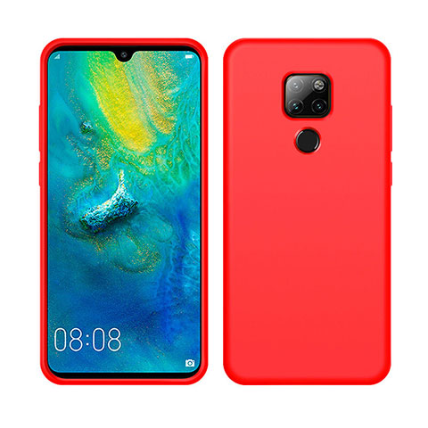 Coque Ultra Fine Silicone Souple 360 Degres Housse Etui C05 pour Huawei Mate 20 X 5G Rouge