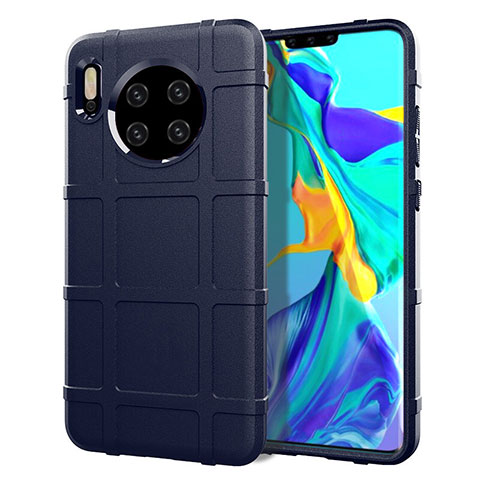 Coque Ultra Fine Silicone Souple 360 Degres Housse Etui C05 pour Huawei Mate 30 Pro 5G Bleu