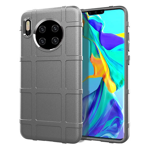 Coque Ultra Fine Silicone Souple 360 Degres Housse Etui C05 pour Huawei Mate 30 Pro 5G Gris