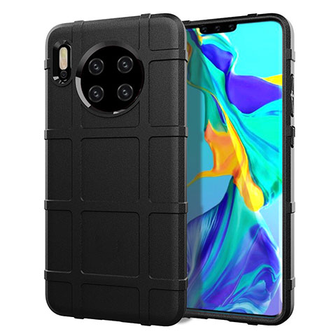 Coque Ultra Fine Silicone Souple 360 Degres Housse Etui C05 pour Huawei Mate 30 Pro 5G Noir