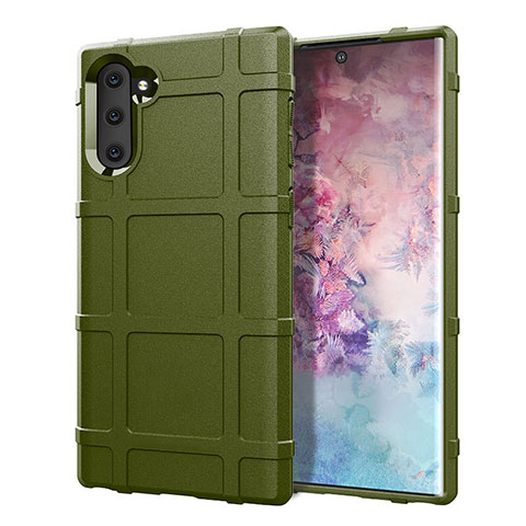 Coque Ultra Fine Silicone Souple 360 Degres Housse Etui C05 pour Samsung Galaxy Note 10 Vert