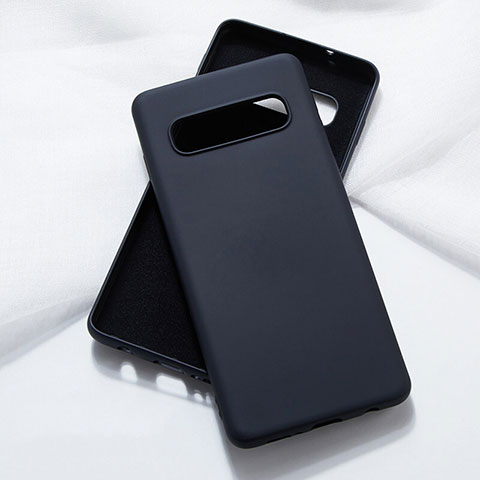 Coque Ultra Fine Silicone Souple 360 Degres Housse Etui C05 pour Samsung Galaxy S10 5G Noir