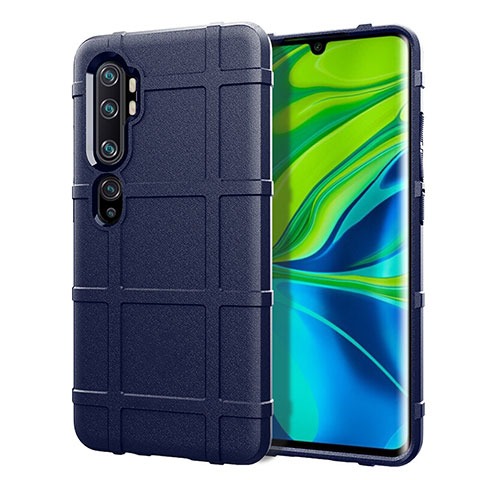 Coque Ultra Fine Silicone Souple 360 Degres Housse Etui C05 pour Xiaomi Mi Note 10 Bleu