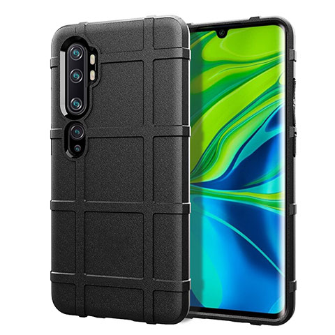 Coque Ultra Fine Silicone Souple 360 Degres Housse Etui C05 pour Xiaomi Mi Note 10 Noir