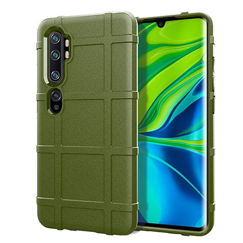 Coque Ultra Fine Silicone Souple 360 Degres Housse Etui C05 pour Xiaomi Mi Note 10 Pro Vert